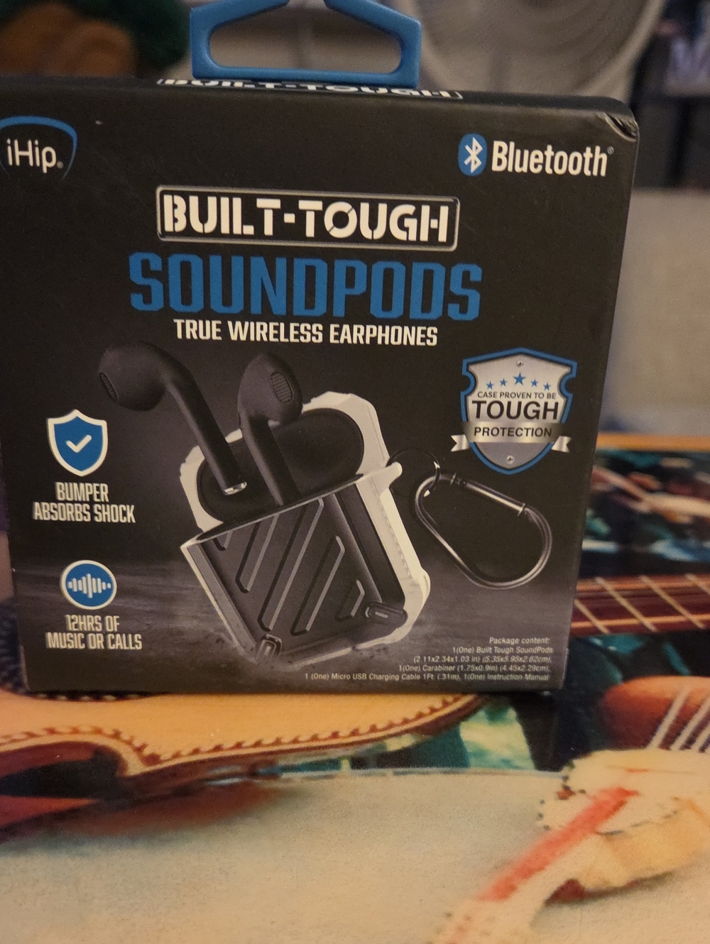 h.i.p. Built-Tough SoundPods True Wireless Earphones – Black and White